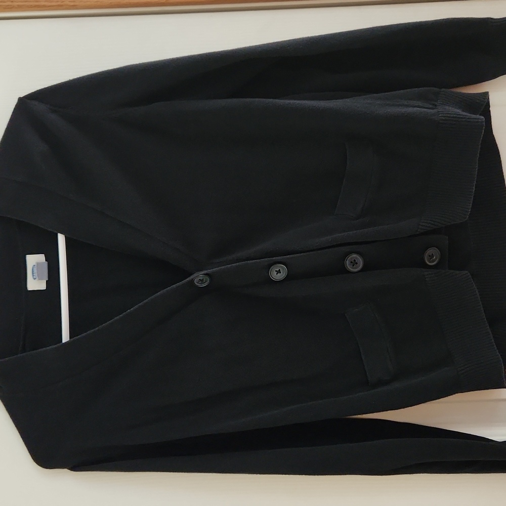 Old Navy Black Cardigan Sweater - Picture 3 of 3